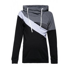 Alode交叉哺乳連帽T恤