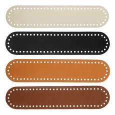 BrandYarn 橢圓形包底 3號 4件組, 香草色, 棕色, 深棕色, 黑色, 1套