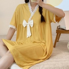 Sonio蕾絲孕婦連身裙睡衣