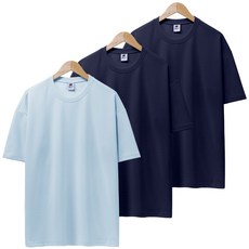 엠씨티 문컬렉션 엠보 오버핏 반팔티 3종 세트