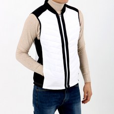 남성용 초경량 골프 집업 패딩 조끼 KNG1035