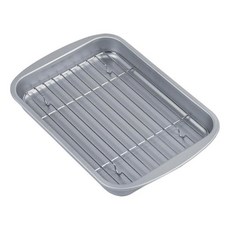 PEARL LIFE 珍珠金屬 長方形托盤, 銀色, 1個