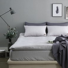 ATO&ALO 夏季泡泡紗 It's You 單層罩, 灰色