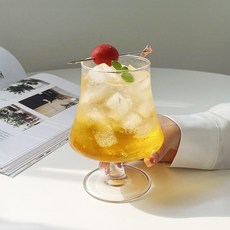 프렌치마르스 아이스 커피 쥬스 홈카페 유리컵 480ml FM122, 투명, 1개