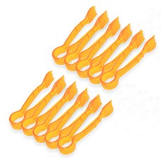 Living Berry 塑膠多用途夾, 透明黃色, 10個