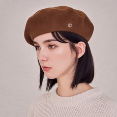 VARZAR 方形徽標羊毛貝雷帽