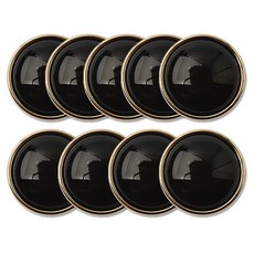 東大門秋王 金屬書法組合鈕扣 15mm, 黑色G, 9個