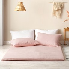 The Zari 絎縫床墊布套, 桃粉色