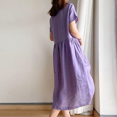 마더브띠 여성용 루즈핏 포켓 캐주얼 롱원피스 빅사이즈 포함