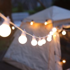 21C Trend 感性露營LED櫻桃燈串 6m 20燈, 燈泡色(白色)