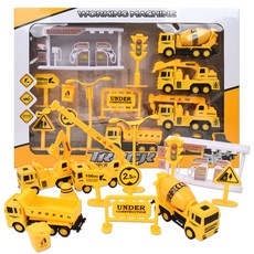 Oztoy建設工地大型機械車子組, 混合顏色