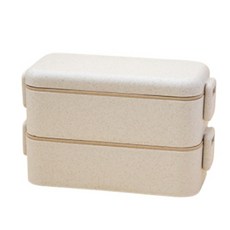 便當盒+迷你湯匙+叉子組, 淺褐色, 1組