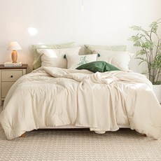 엘레나하임 건조기 가능 부드럽고 폭신한 모달 차렵이불