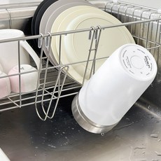 모나코올리브 텀블러 스텐 건조 랙, 1단, 원컬러, 1세트