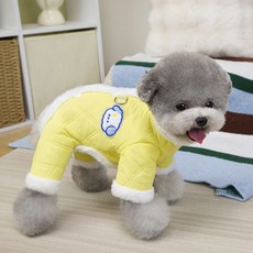 파스텔펫 반려동물 보송 라인 올인원, 옐로우, 1개