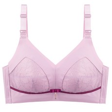 Kong 典雅蕾絲邊哺乳內衣