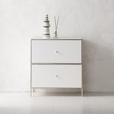 이노센트 모듀스 미드센츄리 높은 모듈 서랍형 거실장 675 방문설치, 화이트