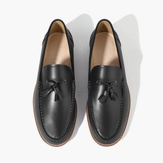 Firenze Atelier 男士全粒面U型縫線流蘇樂福鞋 6102