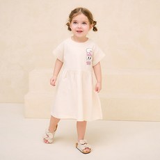 milkmile 女童Esther Bunny快樂花朵洋裝