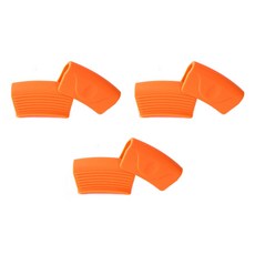 AGNO 防滑矽膠鍋把, 6個, 橘色