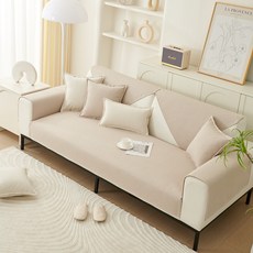 마켓감성 방수 테디벨벳 쇼파패드