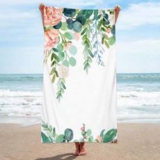 UNHAVE 夏日派對沙灘巾 90 x 180 cm, 1個, 32 自然