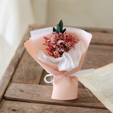 ScentBasket 納骨塔迷你永生花束, 情人草 紅色