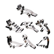 Puccico Cookie Cutter 鱷魚 + 翼龍 + 蠑螈 + 恐龍 B + 迷惑龍 + 三角龍 + 暴龍套組, 單色, 1套