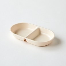 Modern House 兒童安全微波爐安心雙格餐盤, 1個, 單色