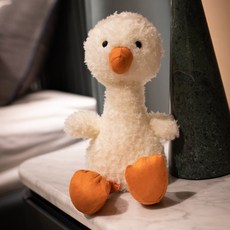 I'CLE 毛茸茸動物角色縫製玩偶, 20cm, 1個, 小鴨