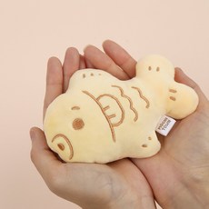 Mochi Town Bungeoppang 熱包娃娃 Shubungi 10 cm, 奶油色(Shubungi), 1個