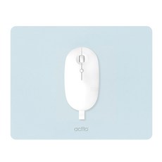 엑토 마일드 생활방수 논슬립 가죽 마우스 패드 MP-52, MP-52블루, 1개