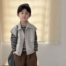 Starbean 兒童雙口袋休閒按扣外套