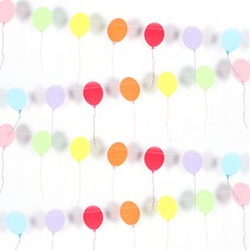 PARTYSHOW 彩色氣球派對拉旗, 混色, 2個