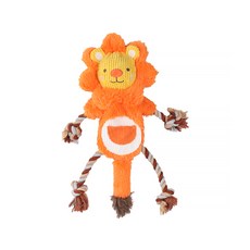 PASTEL PET 動物響紙繩結玩具 FREE, 1個, 獅子