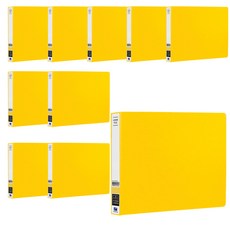 희망사무포인트 PP 세금철 A6 HC526, 노랑, 10개