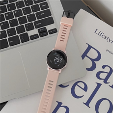 First River 時尚運動手錶, 粉紅色, 1個