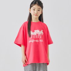 바브키즈 주니어 아동용 노멀 야자수 티셔츠