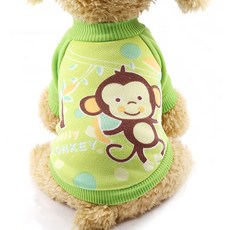 I Love Pet 動物狗狗毛衣, 猴子, 1個