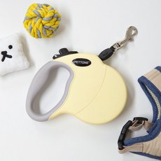 Pettone 狗狗自動牽繩, 黃色, 1個