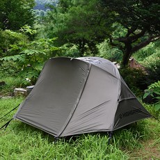 하이그라운즈 1.5P 루미 와이드 코트 호환 경량 대형 텐트, 카키, 1.5인용
