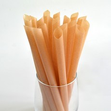 renouvo 100%植 環保珍珠吸管/甘蔗吸管 210 x 12mm, 50個裝, 1個