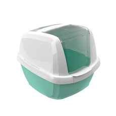 質感設計貓砂盆, 白/綠水