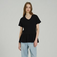 에이비에프지 여성용 프릴 롱 티셔츠 AFZ5QK35