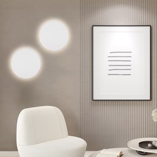 Mellibing DS Core 圓形壁燈 感應燈 觸控三色變換 低頻閃 LED8W 250, 白色