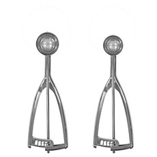 全不鏽鋼冰淇淋勺 50號 + 70號套組, 1套, 單一顏色