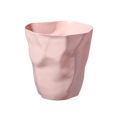 찌그리 쓰레기통 대, 핑크, 1개