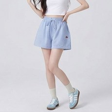 Sonio 女款刺繡粉彩短褲