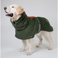 분독 강아지 세르파 패딩, 카키, 1개