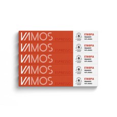Nespresso適用Bamos衣索比亞耶加雪菲膠囊咖啡, 5克, 10顆, 5盒